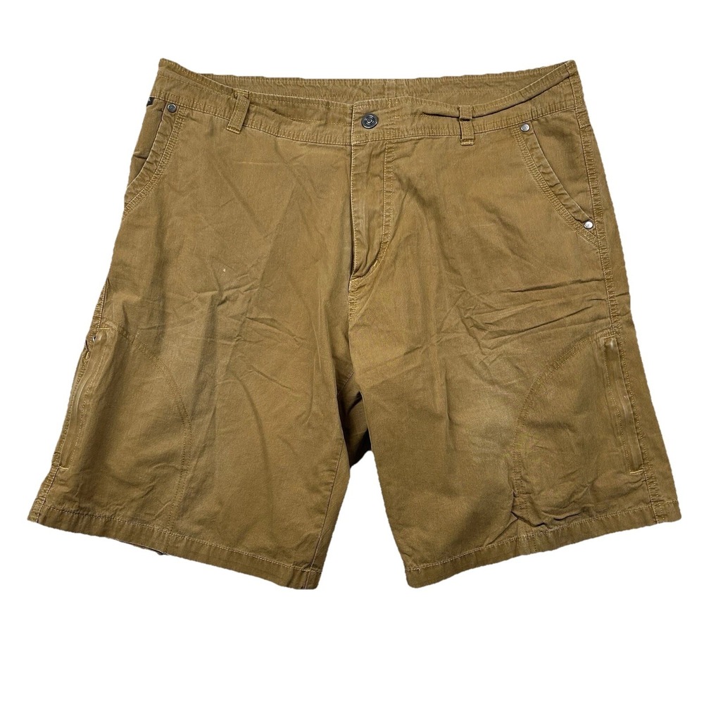 Kuhl Shorts Mens 38 Vintage Patina Dye Cargo Hiking Camping Travel Outdoors
